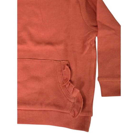 Garanimals Toddler Girl Long Sleeve Burnt Orange Thermal Top, Size 18 Months - Picture 2 of 3